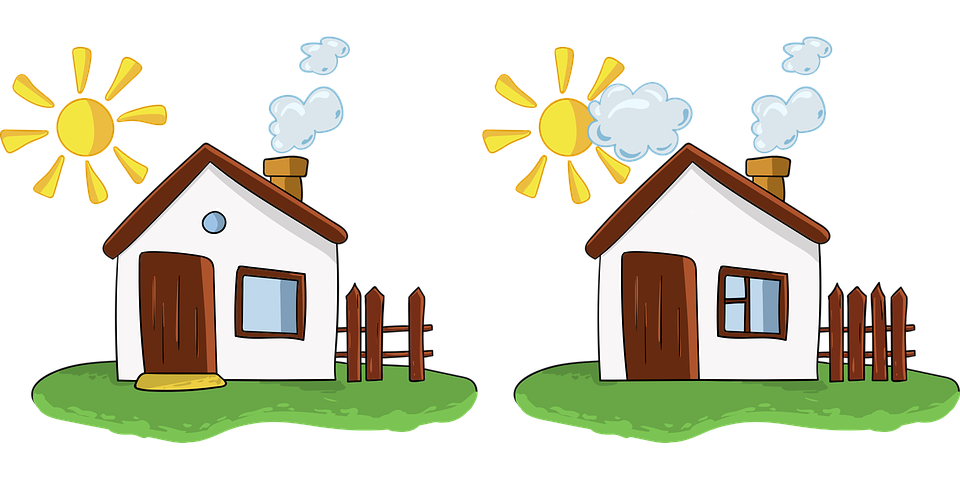 House Houses Spot The Difference · Free vector graphic on Pixabay * What Is The Difference Between Secured And Unsecured Loans